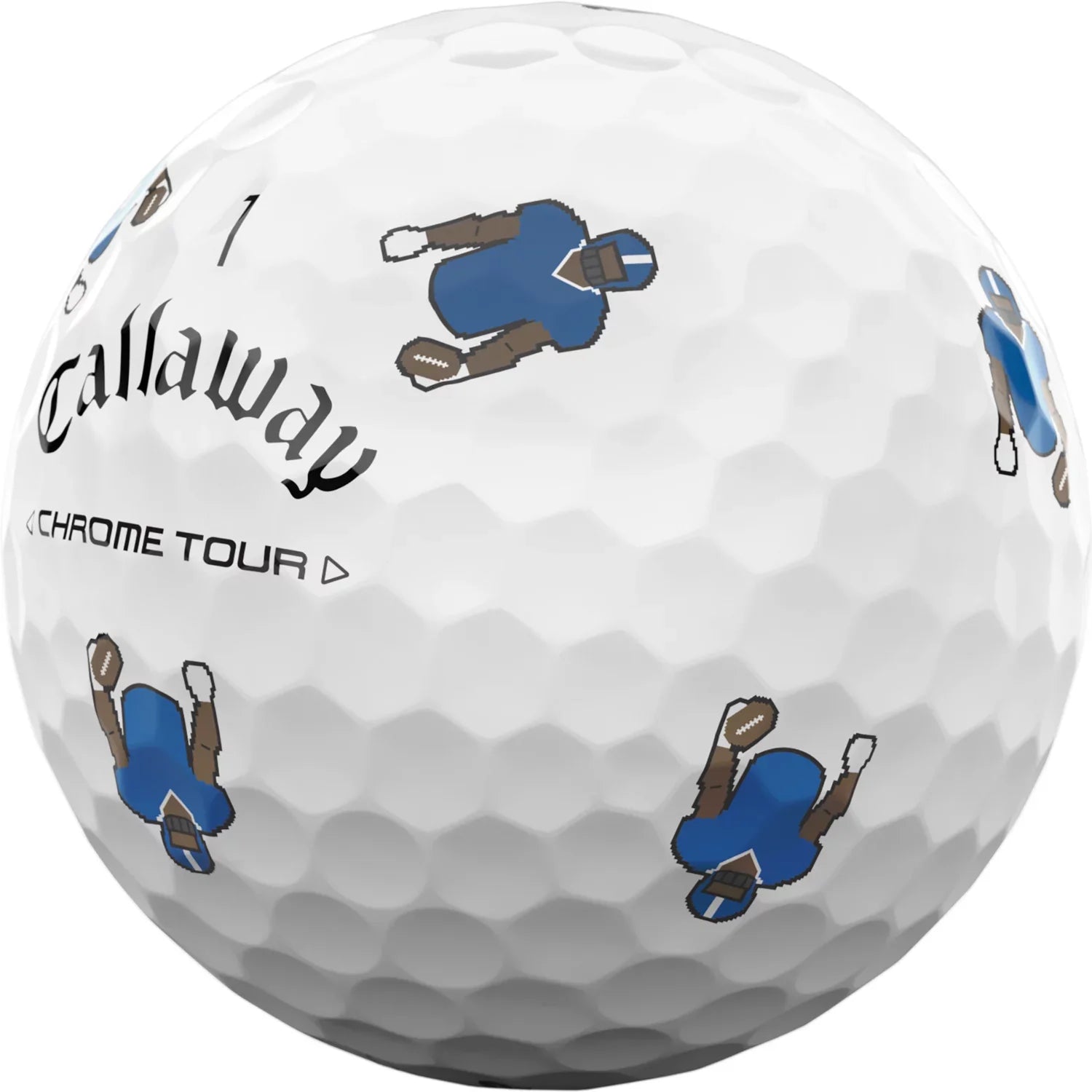 Callaway 2024 Chrome Tour Retro Football Truvis Golf Balls