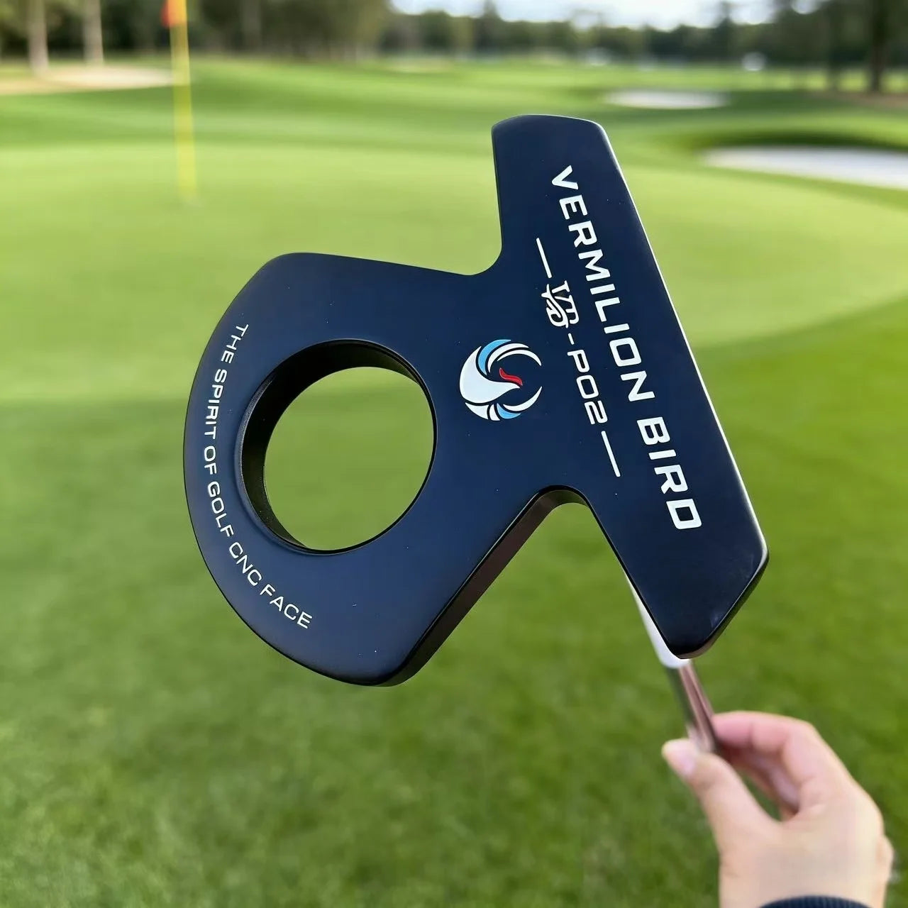 Vermilion Bird CNC Golf Putter - High-Performance Zinc Alloy Putter Head with Milled Face for Consistent Roll,Ideal for Practice